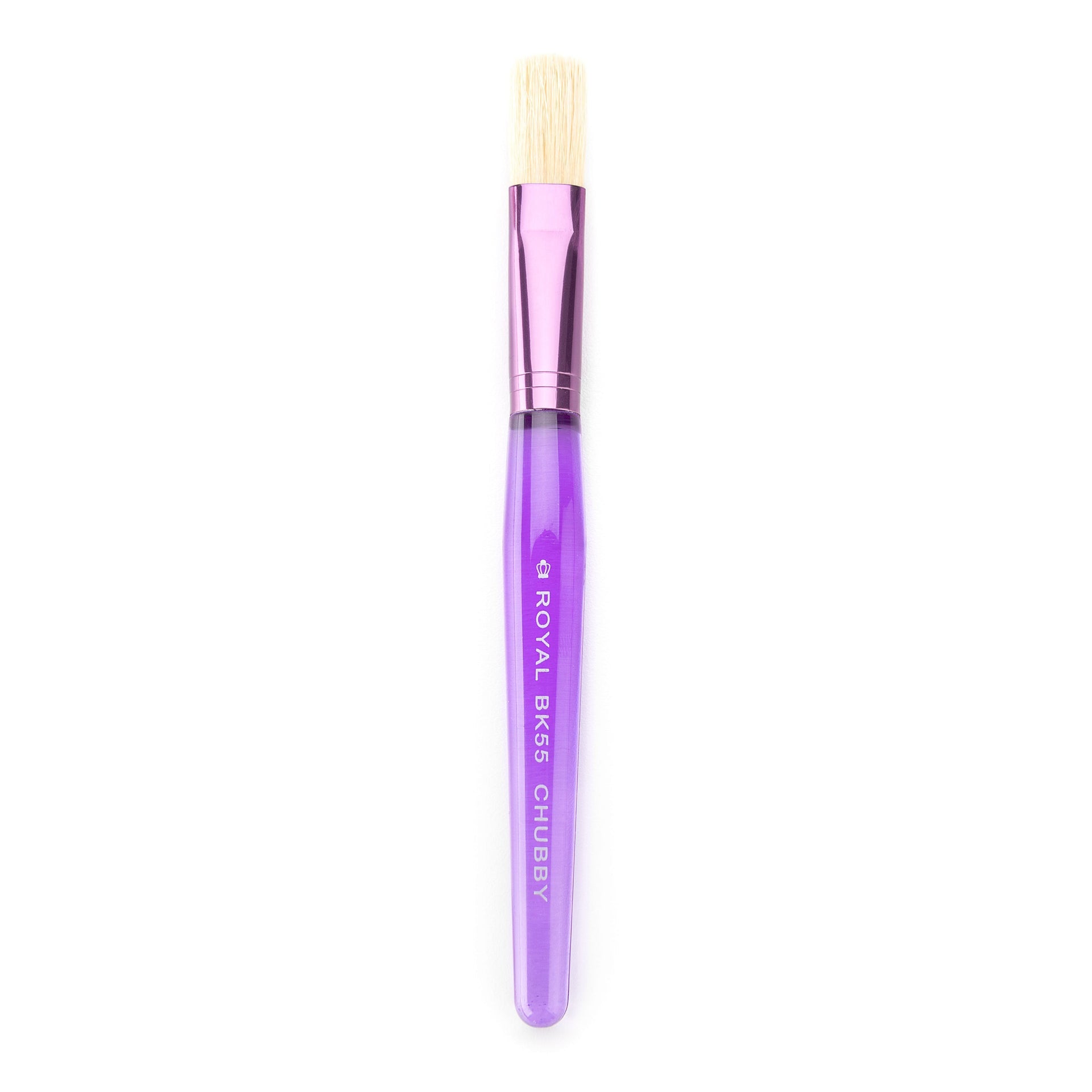 BK55 - Purple Toddler Chubby Flat Brush