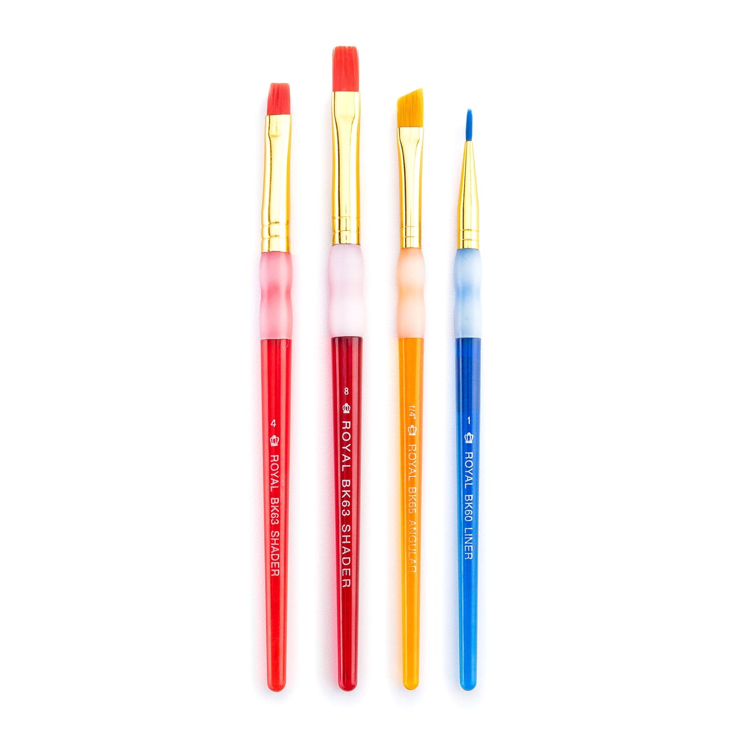 BK607 - Big Kid's Choice™ 4pc Lil' Grippers Beginner Brush Set