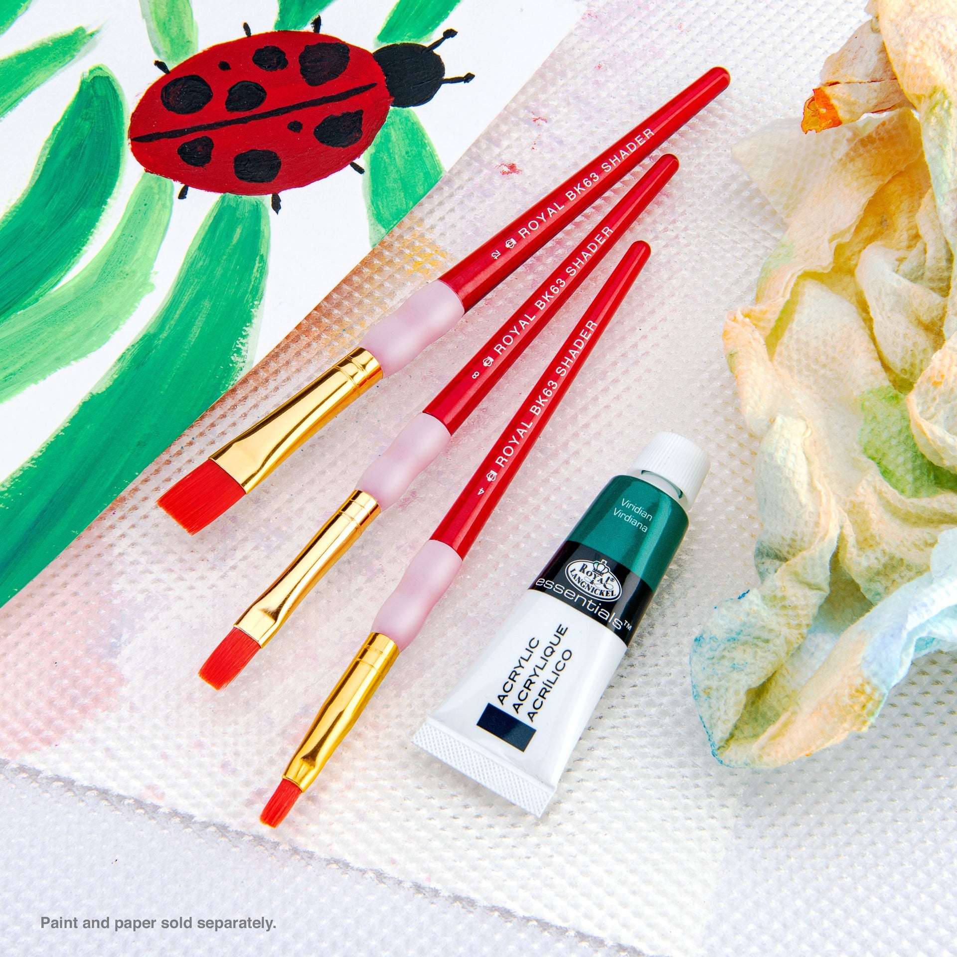 BK613 | Big Kid's Choice™ 3pc Shader Brush Set – Royal & Langnickel