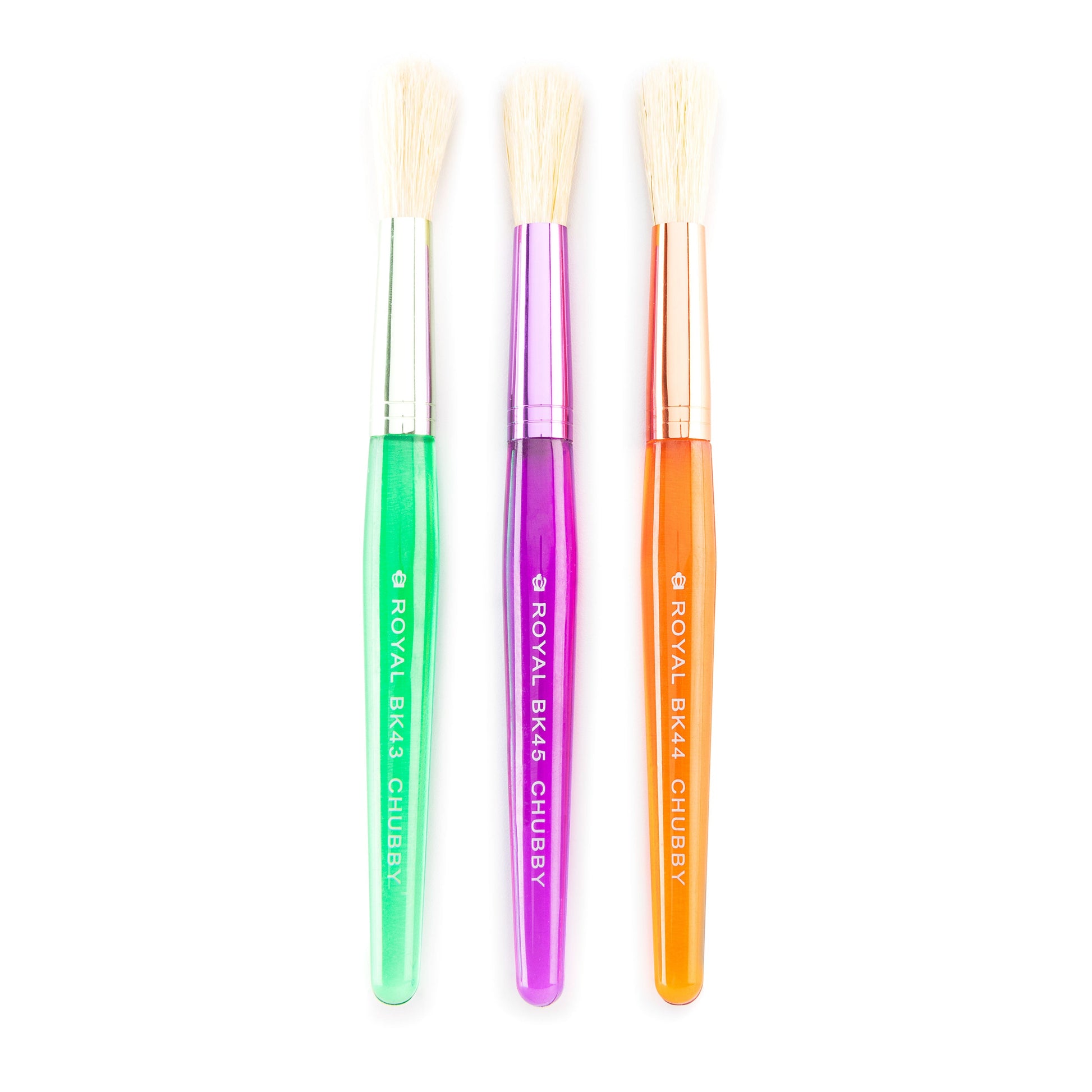 BK618 - Big Kid's Choice™ 3pc Chubby Round Brush Set