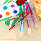 BK672 - Big Kid's Choice™ 5pc Bristle Chubby/Variety Brush Set glam
