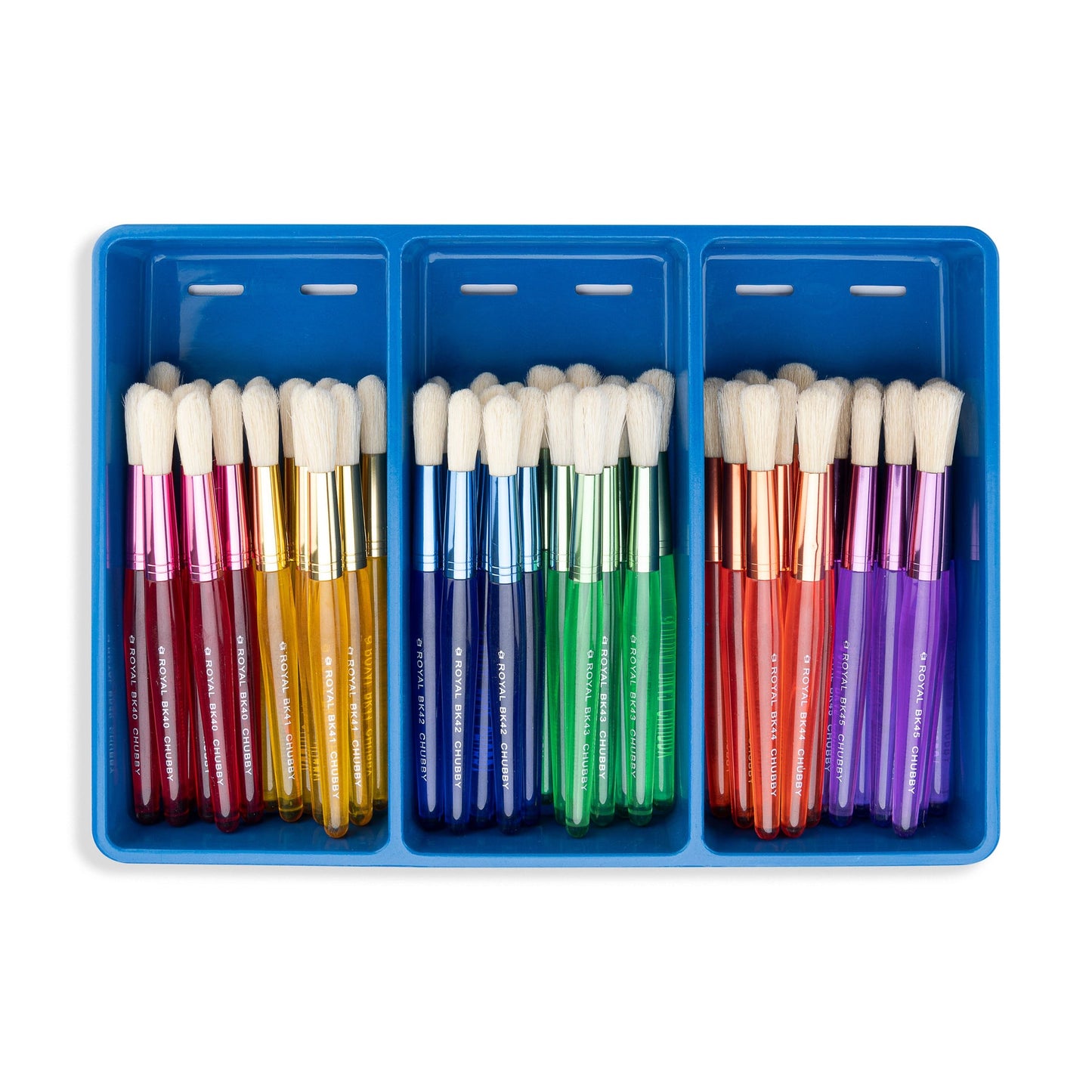 BLBOX-BKCHUBRND-48 | Big Kid's Choice™ 48pc Chubby Round Brush Set