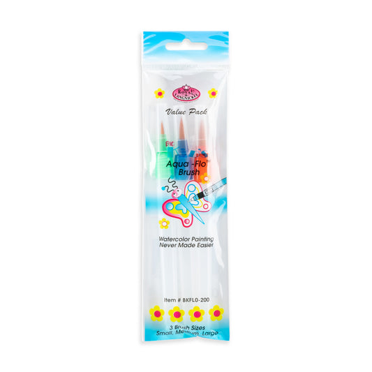 BKFLO-200 - Big Kid's Choice™ 3pc Aqua-flo™ Brush Set packaging front