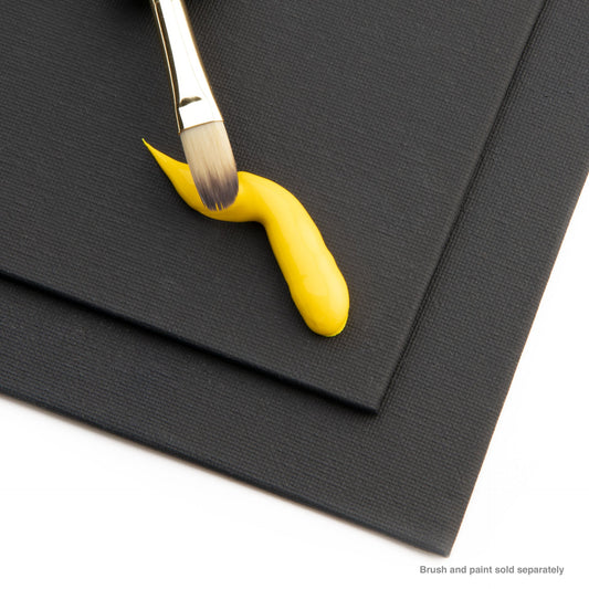 CNVB-BLK1216-2 | 2pk 12 x 16 Black Canvas Panel Value Black