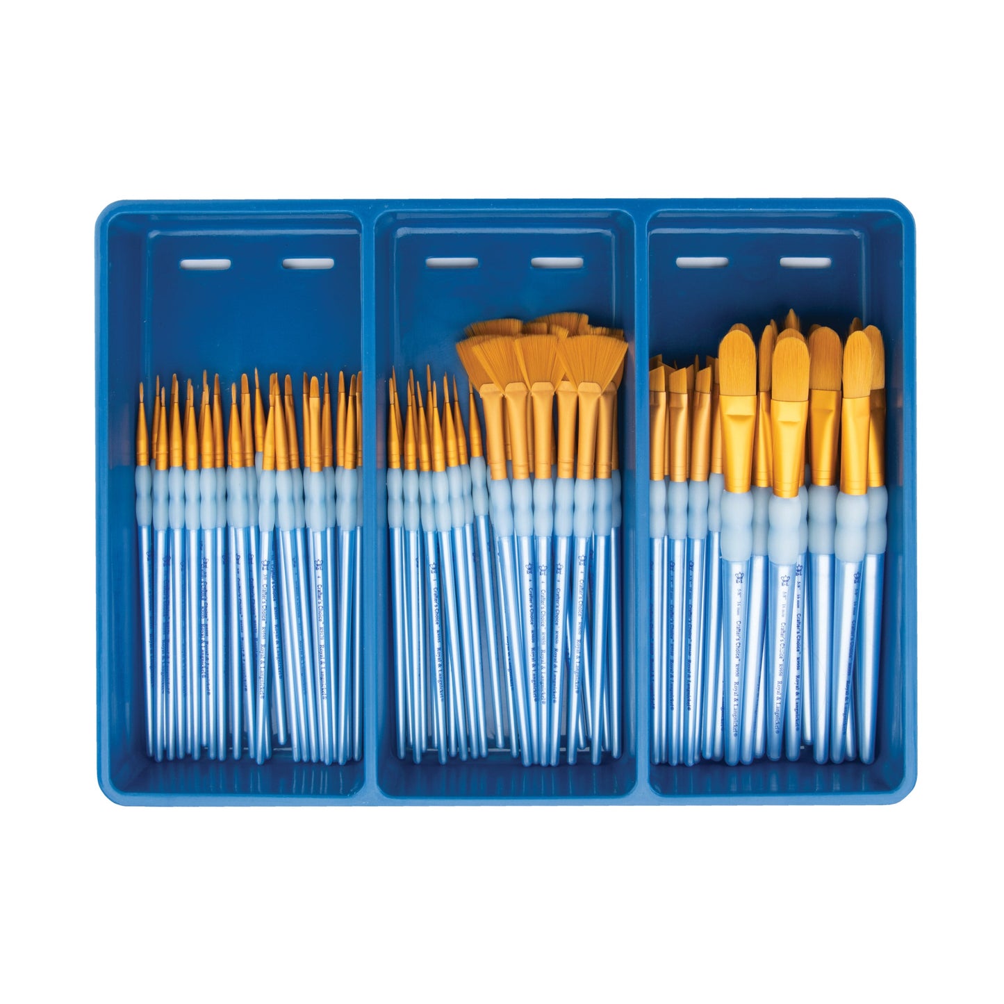 BLBOX-CCSPECIAL-72 | 72pc Crafter's Choice™ Specialty Brush Blue Box Set