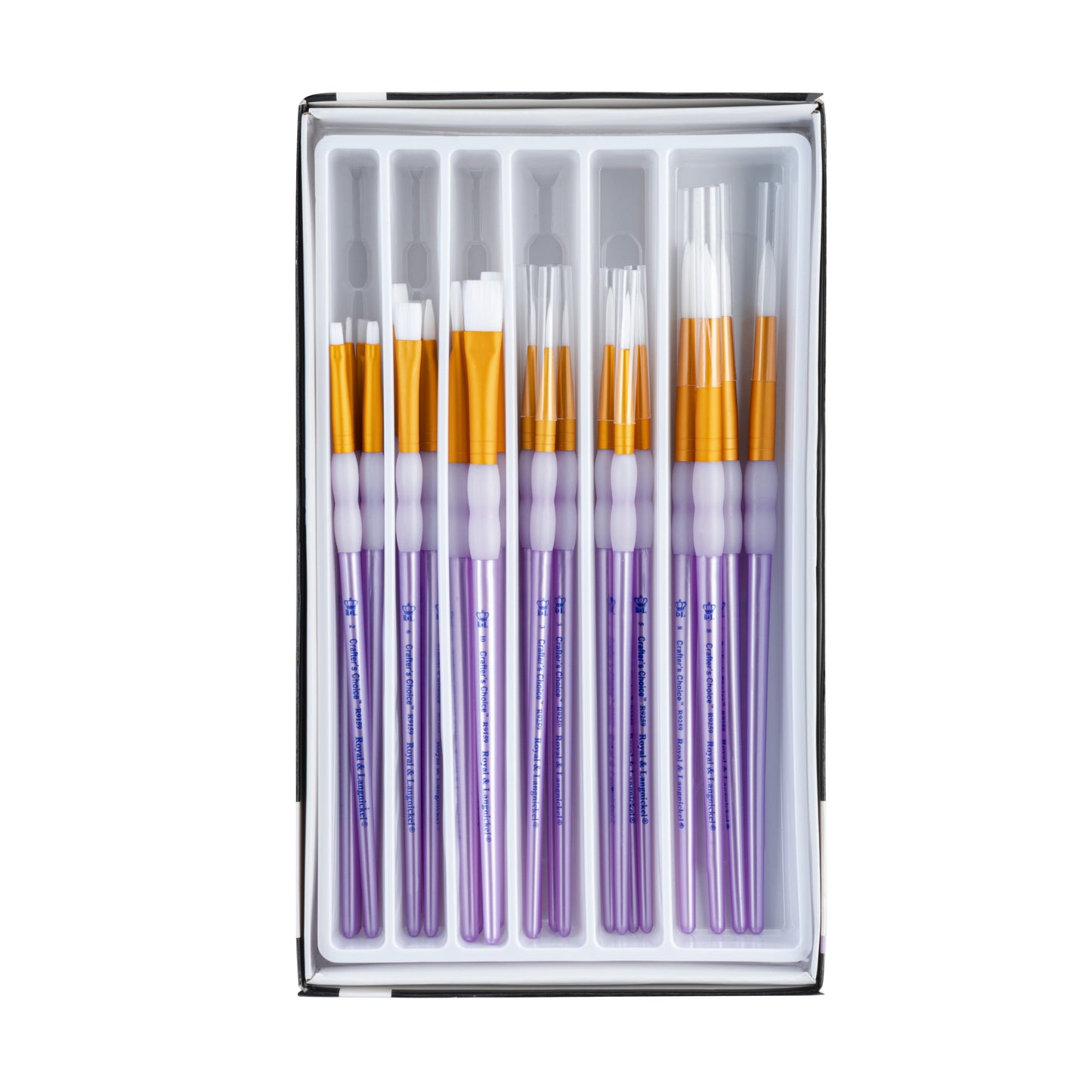 RCVP-CCWHTTAK-24 | 24pc Crafter's Choice™ White Taklon