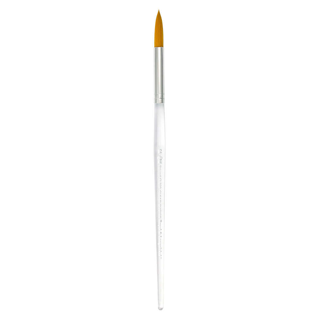 CL250-12 - Clear Choice™ Golden Taklon Round Brush Size 12