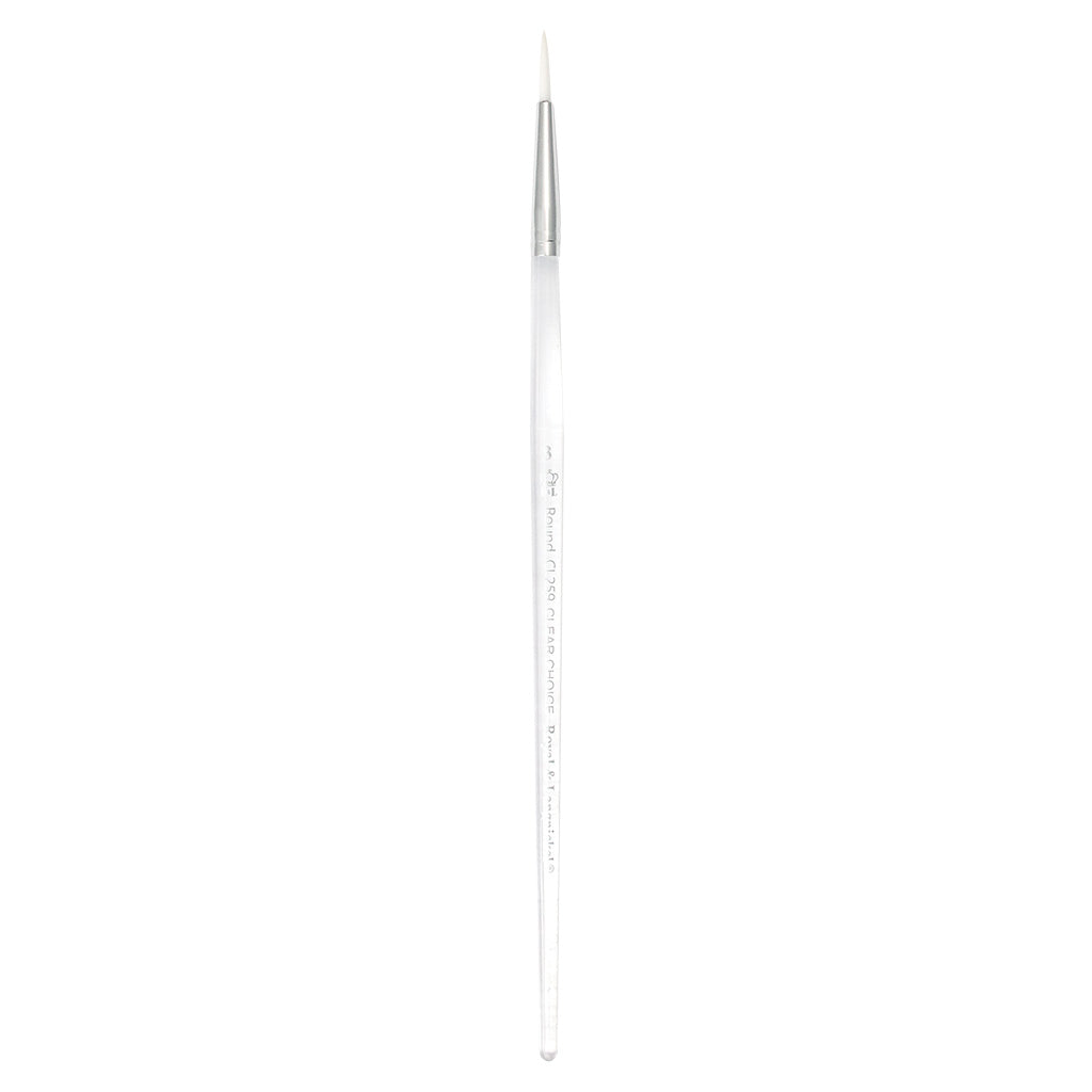 CL259-3 - Clear Choice™ White Taklon Round Brush Size 3