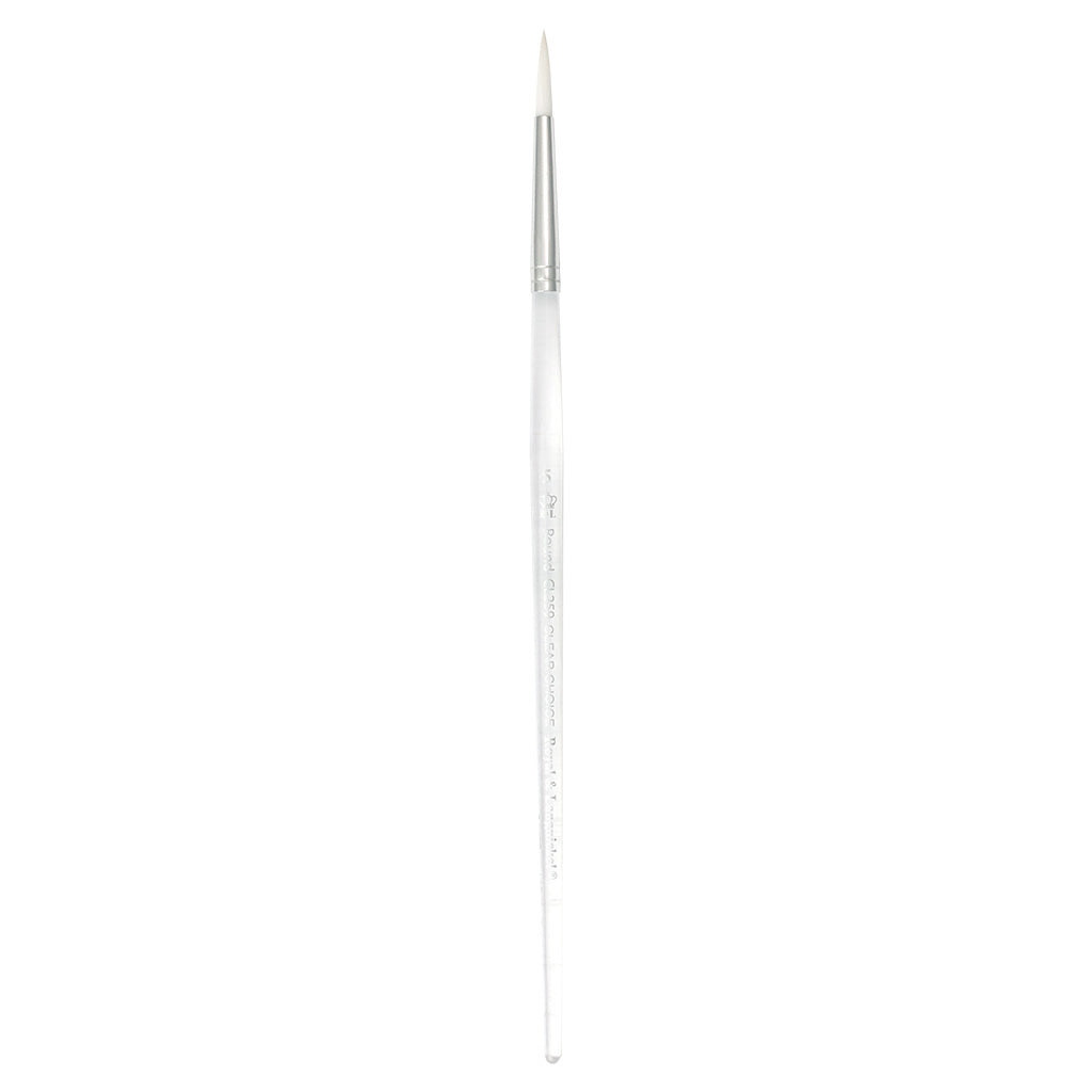 CL259-5 - Clear Choice™ White Taklon Round Brush Size 5