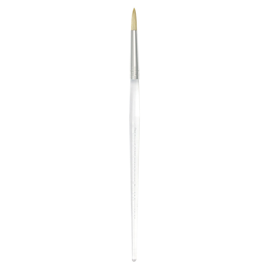 CL325-6 - Clear Choice™ White Bristle Round Brush Size 6