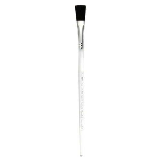 CL715-1/2" - Clear Choice™ Black Bristle Flat Brush Size 1/2"