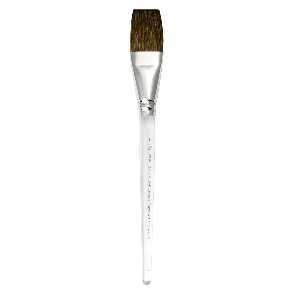 CL750-1" - Clear Choice™ Natural Wash Brush Size 1"