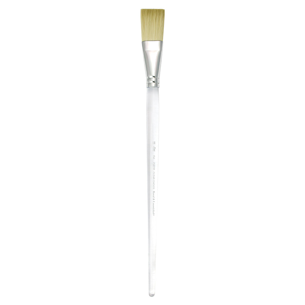 CL815F-11 - Clear Choice™ Long Handle Tynex Flat Brush Size 11