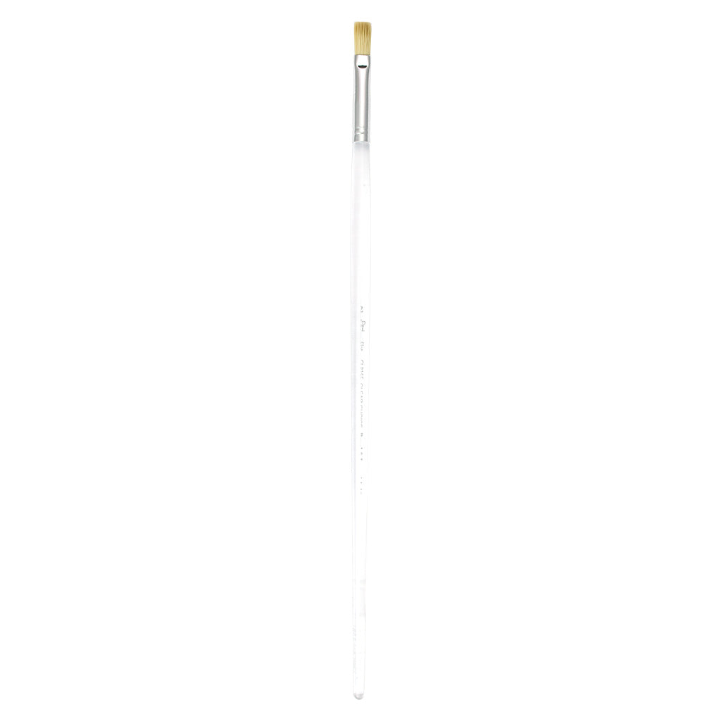 CL815F-2 - Clear Choice™ Long Handle Tynex Flat Brush Size 2