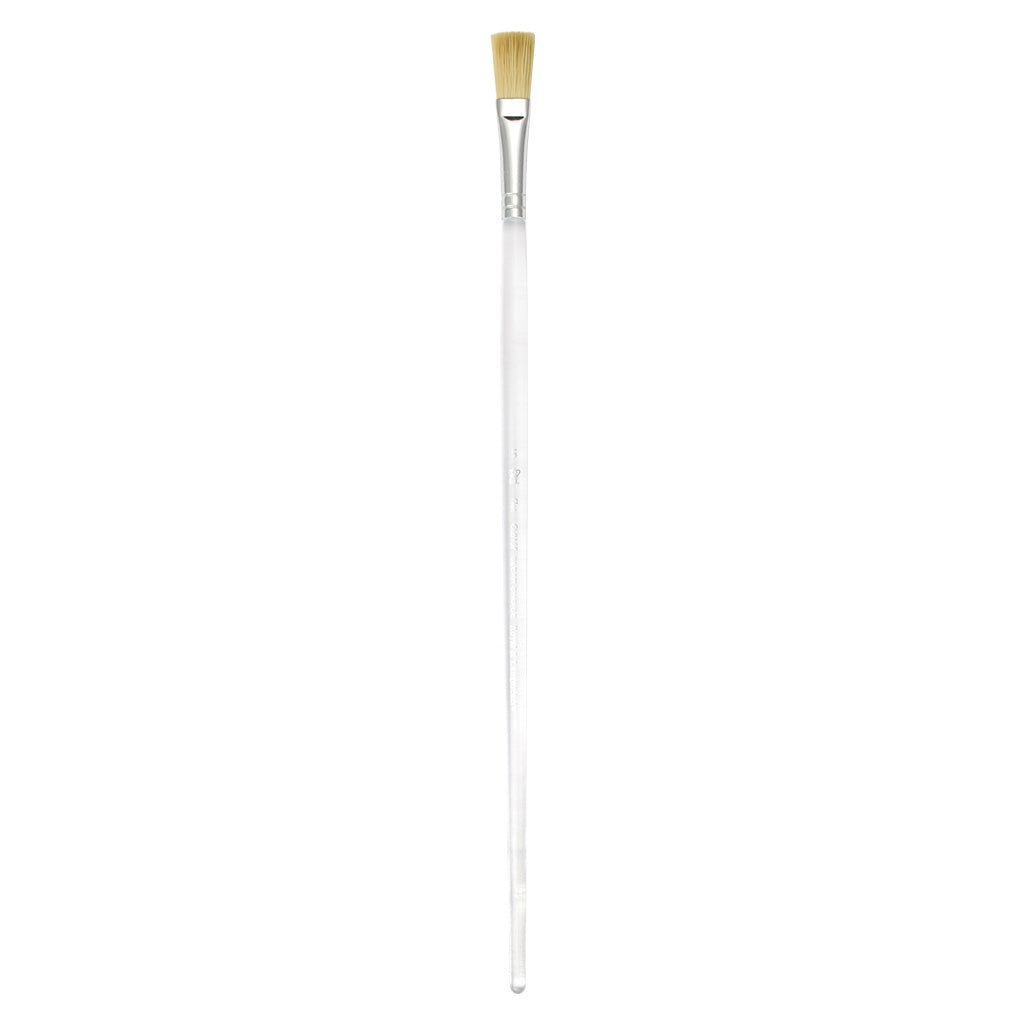 CL815F-5 - Clear Choice™ Long Handle Tynex Flat Brush Size 5