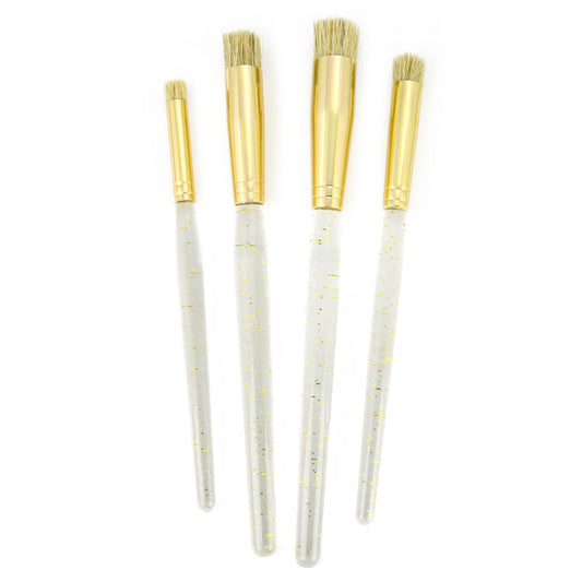 CLSTEN-24 - Clear Choice™ 4pc Short Stencil Brush Set