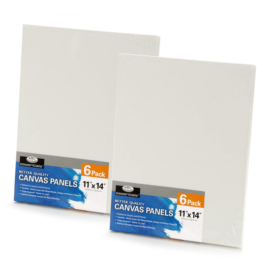 CNVB-1114-6 - 6-pack 11" x 14" Canvas Board