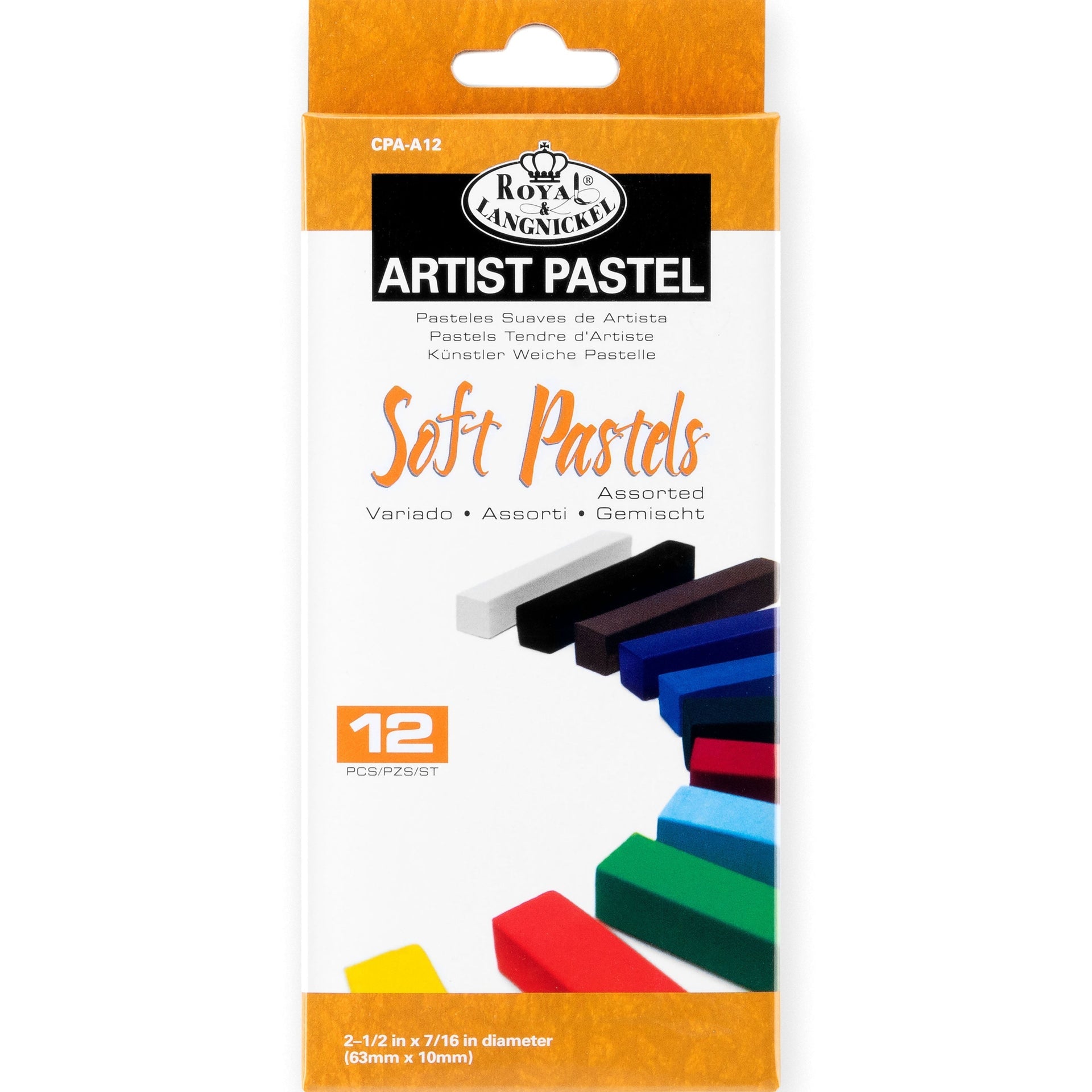 CPA-A12 - Assorted Soft Pastel 12 Color Pack packaging front