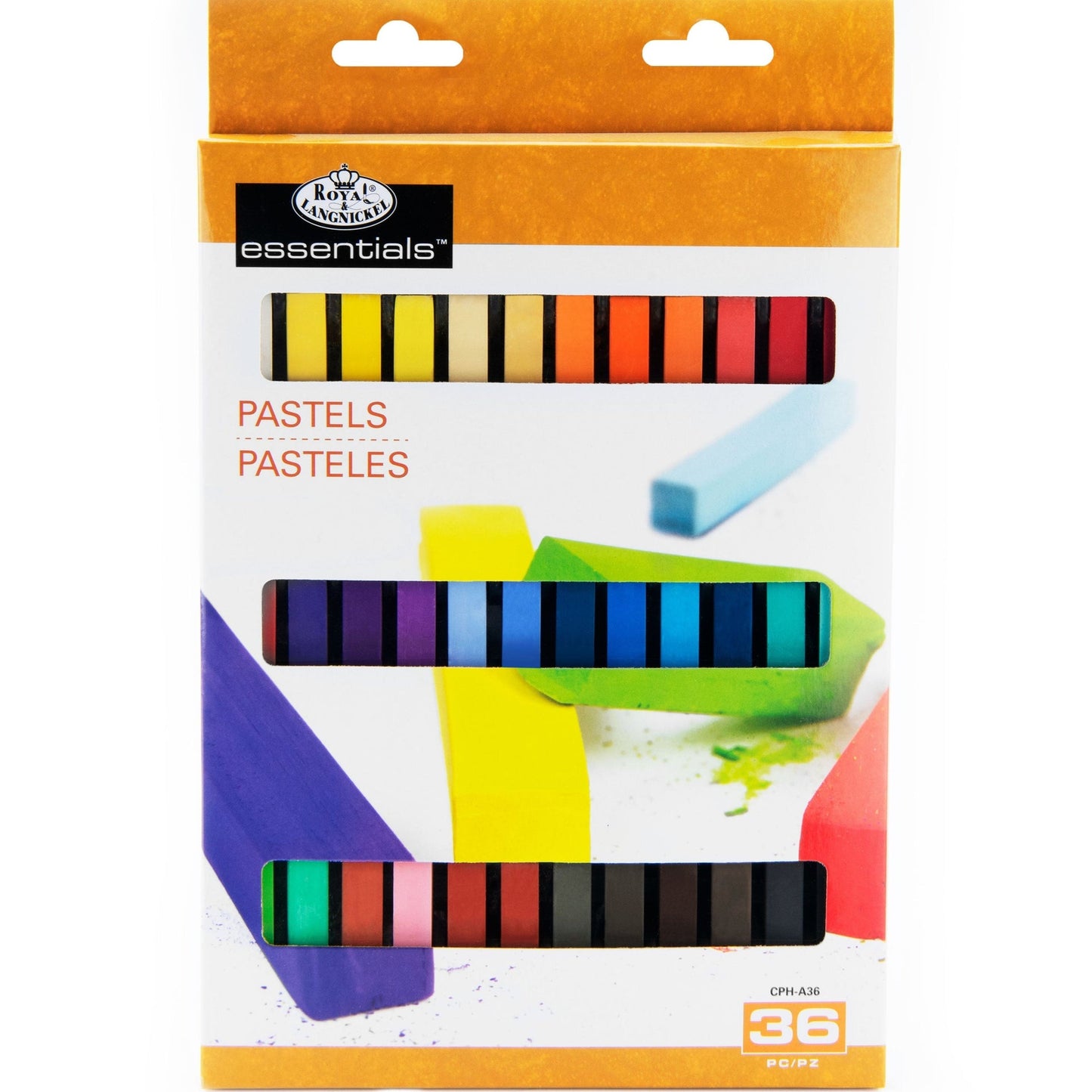 CPH-A36 - Essentials™ 36pc Half-Size Pastels Set packaging front