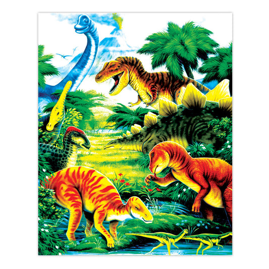 CPN12 | Colour Pencil by numbers™ 13pc 8.75" x 11.75" Dinosaurs Day Project