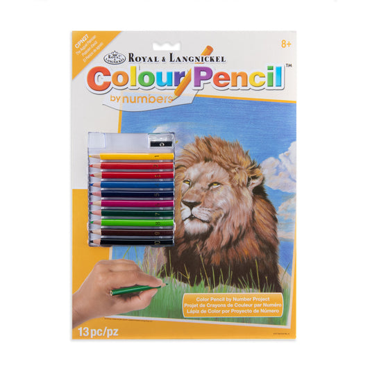 CPN27 | Colour Pencil by numbers™ 13pc 8.75" x 11.75" The August Patrician Project