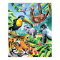 CPN4 | Colour Pencil by numbers™ 13pc 8.75" x 11.75" Jungle Animals Project