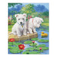 CPN8 | Colour Pencil by numbers™ 13pc 8.75" x 11.75" Westie Puppies Project