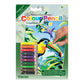 CPNMIN-103 - Colour Pencil by numbers™ 12pc 5" x 7" Tropical Birds Project