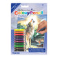 CPNMIN-111 - Colour Pencil by numbers™ 12pc 5" x 7" Wolves Project