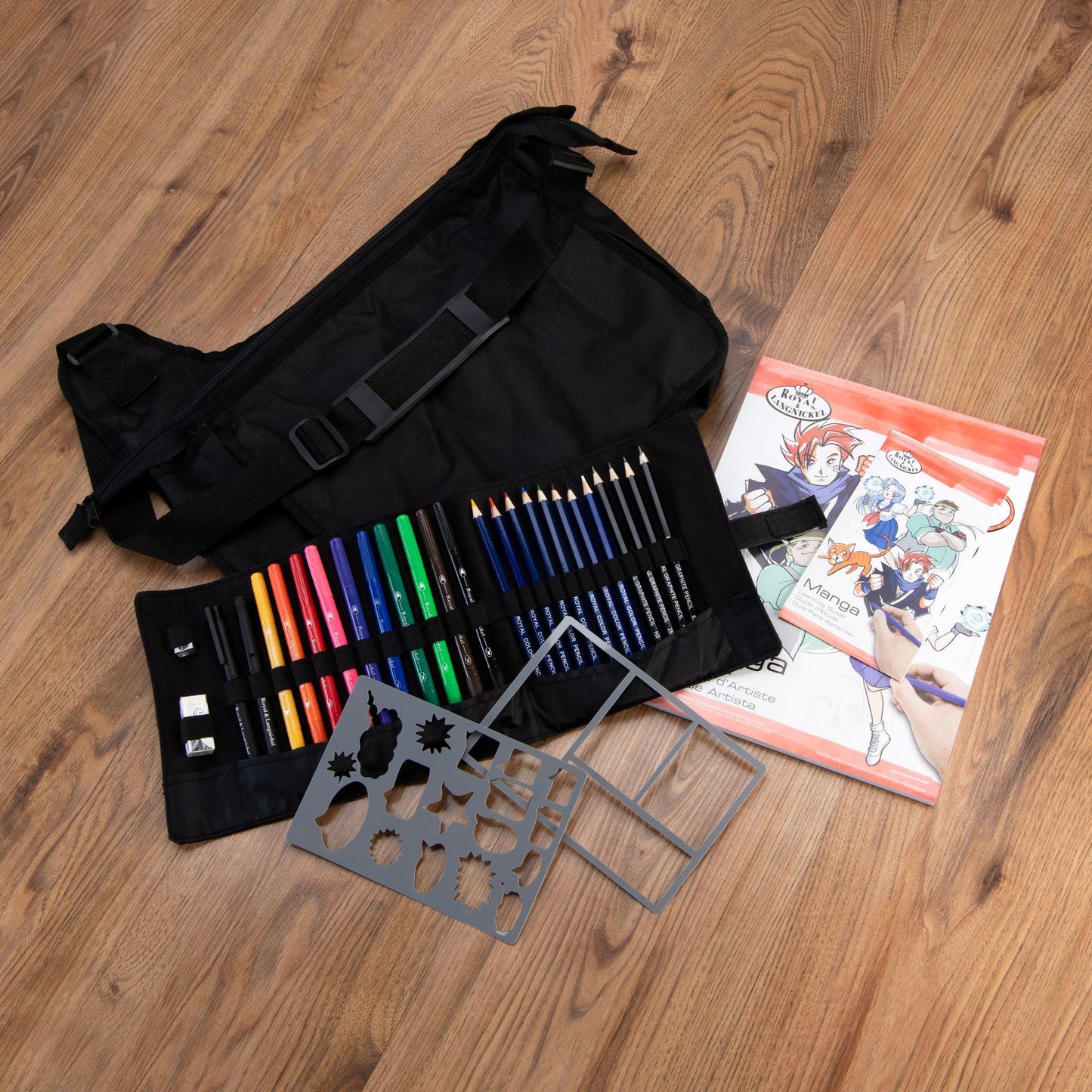 FA-102 - Essentials™ 32pc Manga Drawing & Sketching Travel Art Set glam 2