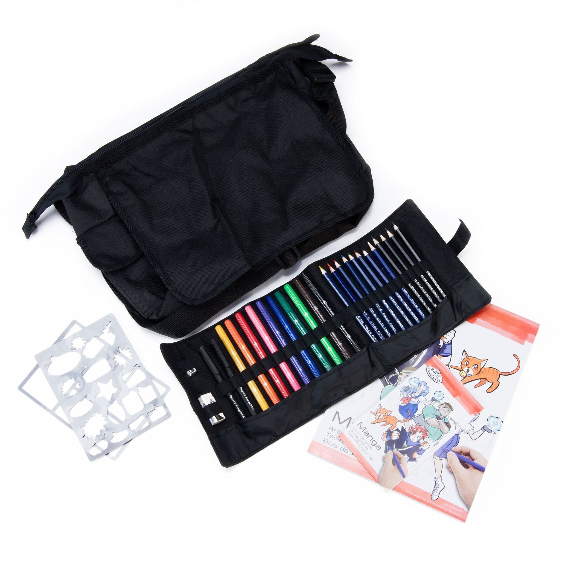 FA-102 | Essentials™ 32pc Manga Drawing & Sketching Travel Art Set