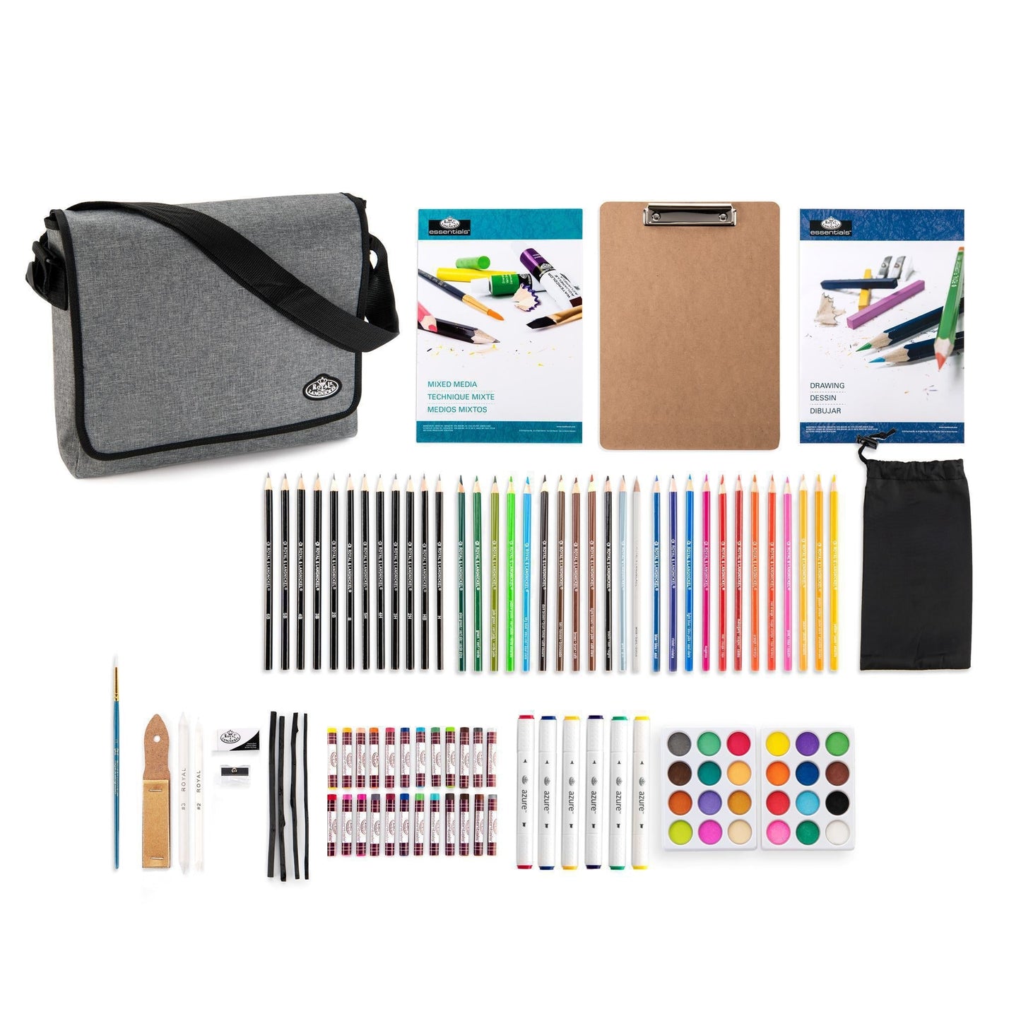 FA-59962 - Sketch & Draw Artist Satchel Art Set 165pc glam 2