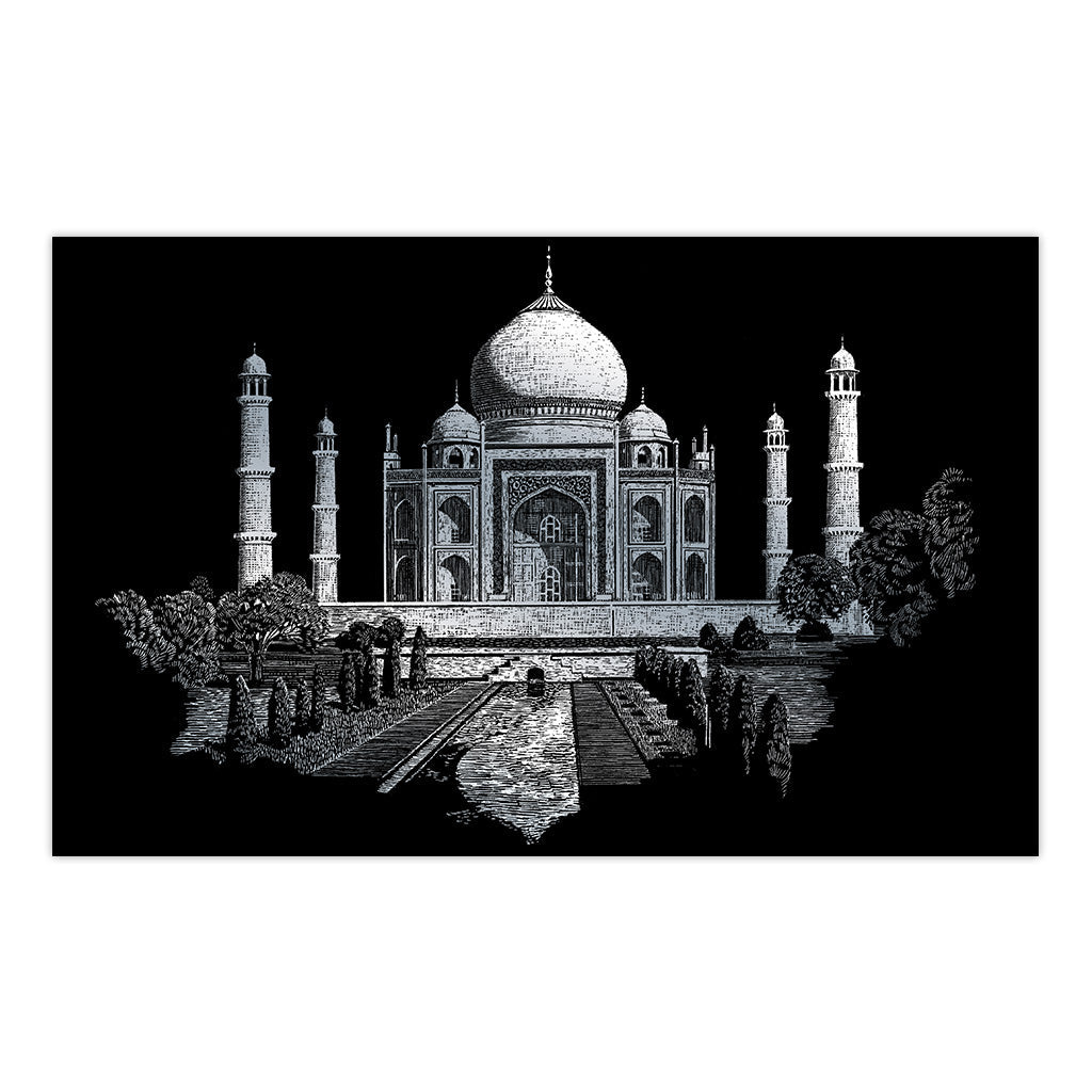 FAM Series | Engraving Art™ Famous Places 11-1/4"x 15-3/8" Silver Foil Project