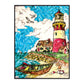 FPBN-2 | Foil Painting by numbers™ 11pc 8.25" x 10.25" Lighthouse Project