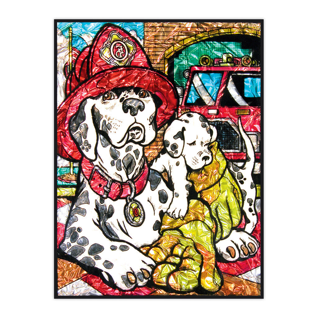 FPBN-6 | Foil Painting by numbers™ 11pc 8.25" x 10.25" Dalmations Project