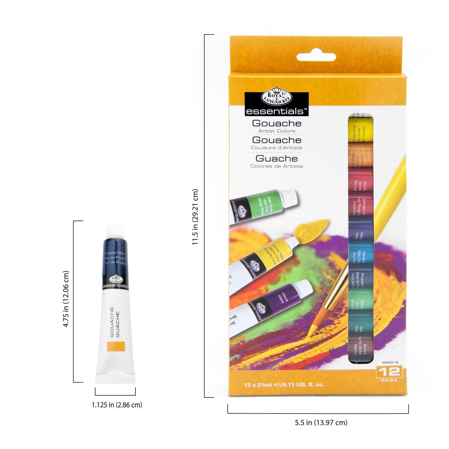 GOU21-6 | Gouache Paint Packs - 21 ml