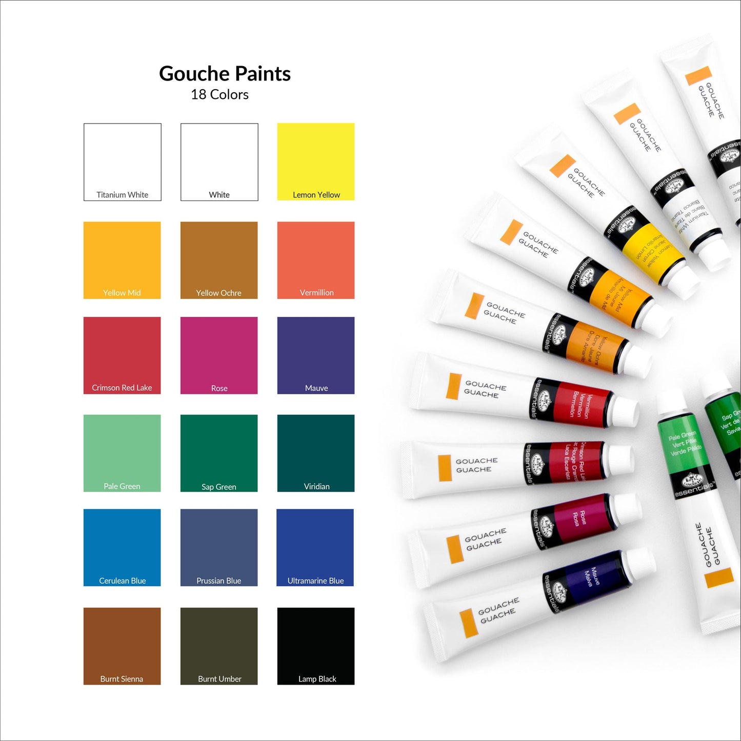 GOU21-6 | Gouache Paint Packs - 21 ml