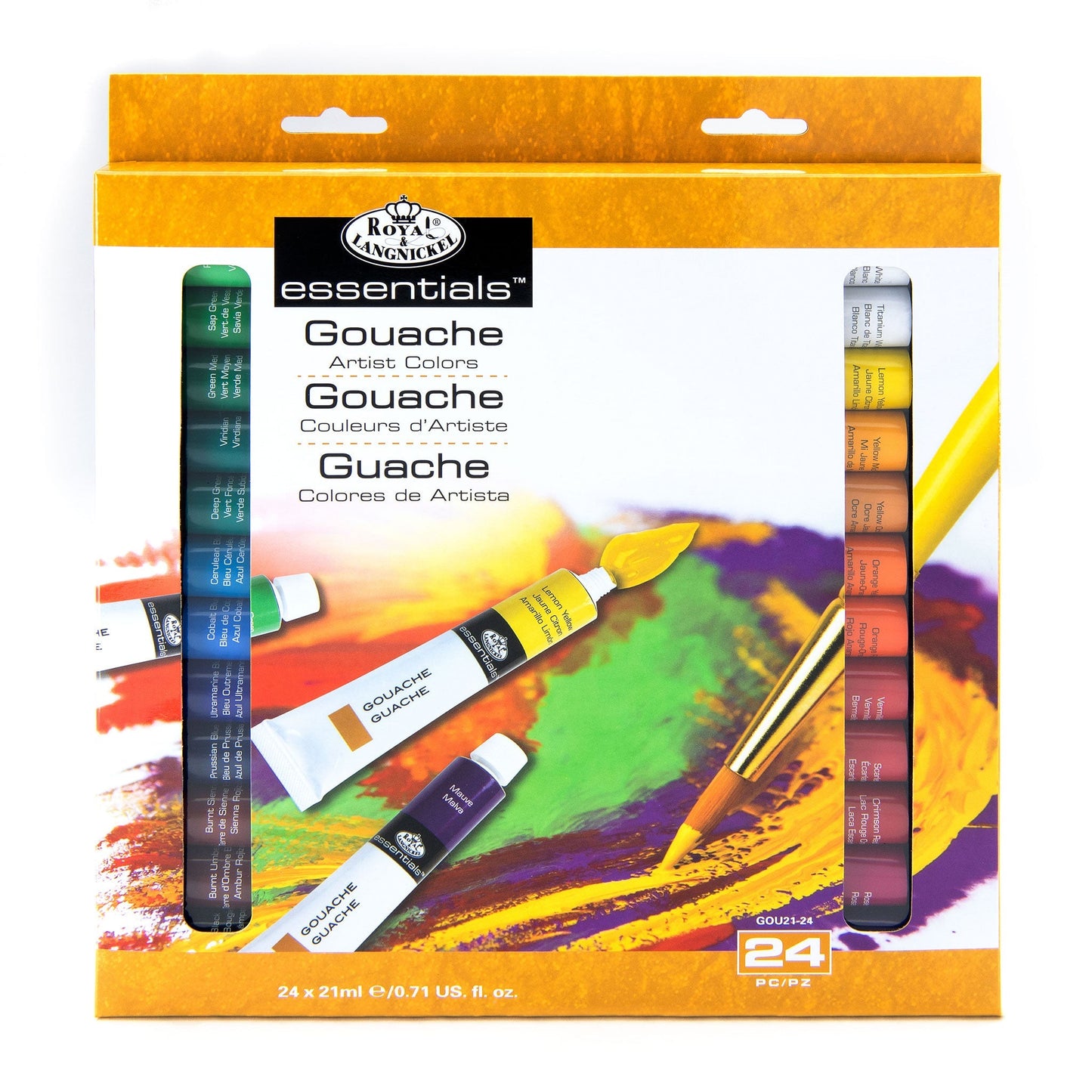 GOU21-24 - Gouache Paint Packs - 21 ml