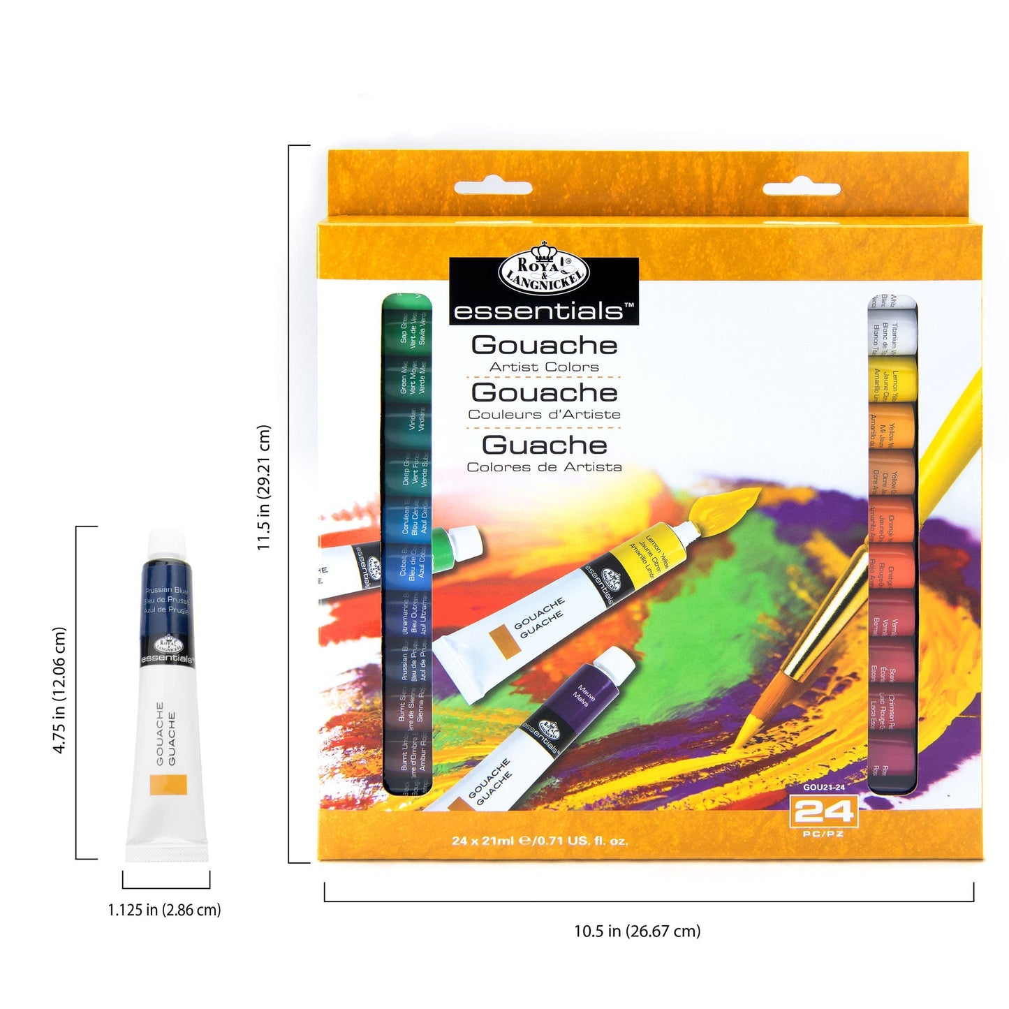 GOU21-6 | Gouache Paint Packs - 21 ml