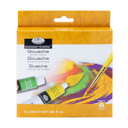 GOU21-6 - Gouache Paint Packs 6 Pack - 21 ml