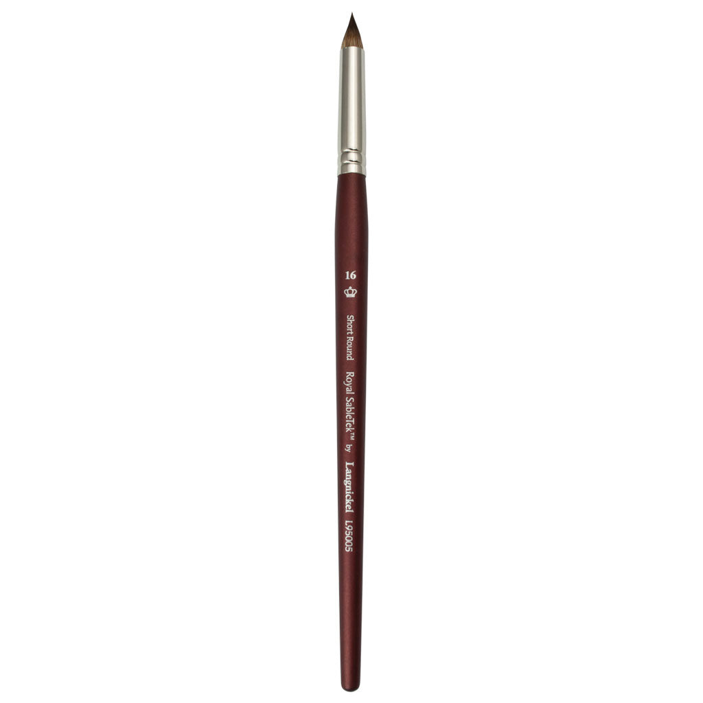 L95005-16 - Royal SableTek™ Short Round Brush - 16