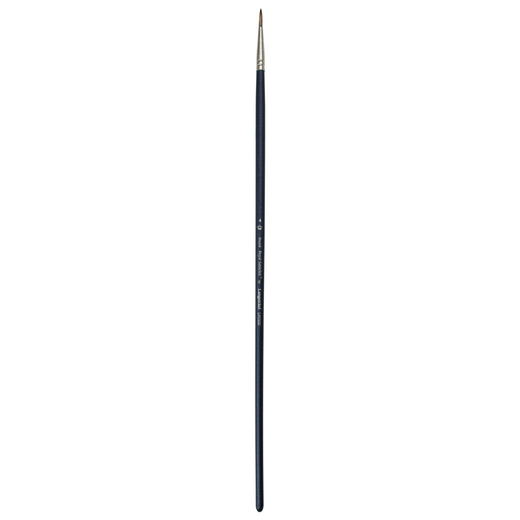 L95500-4 - Royal Sabletek Long Handle Round Brush - 4