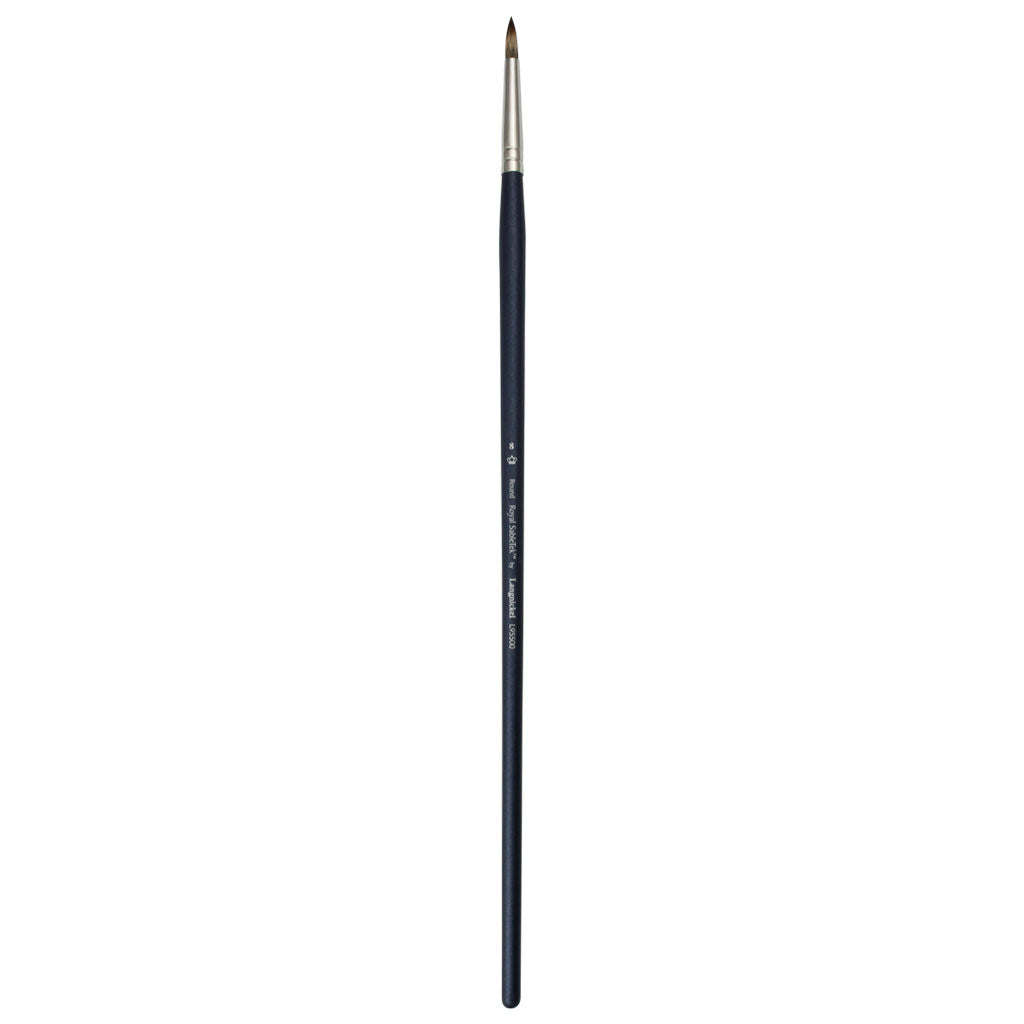 L95500-8 - Royal Sabletek Long Handle Round Brush - 8