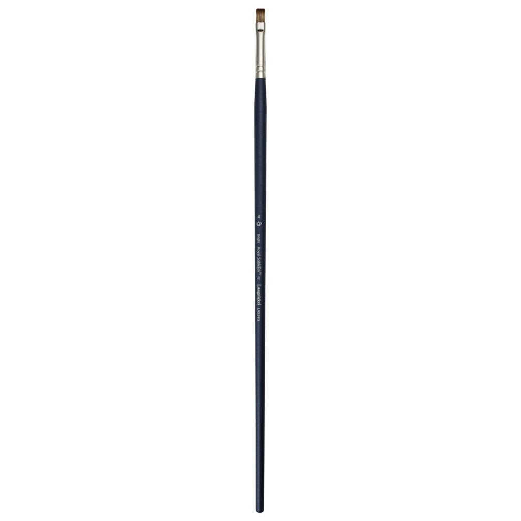 L95510-4 - Royal Sabletek Long Handle Bright Brush Size 4