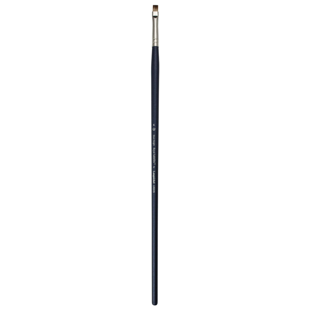 L95515-6 - Royal Sabletek Long Handle Short Bright Brush - 6