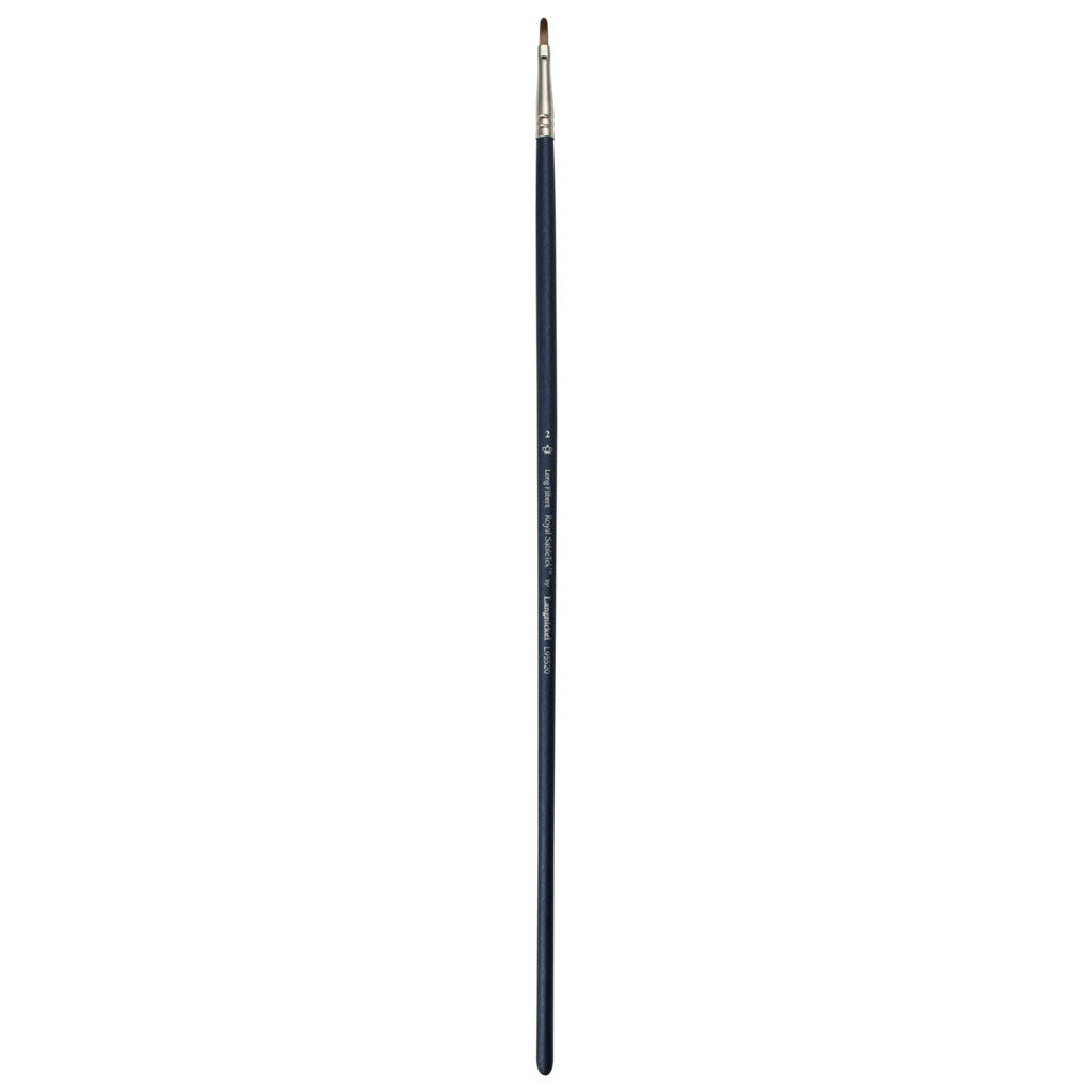 L95520-2 - Royal Sabletek Long Handle Long Filbert Brush - 2