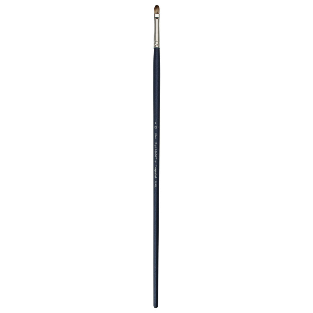 L95525-4 - Royal Sabletek Long Handle Filbert Brush - 4