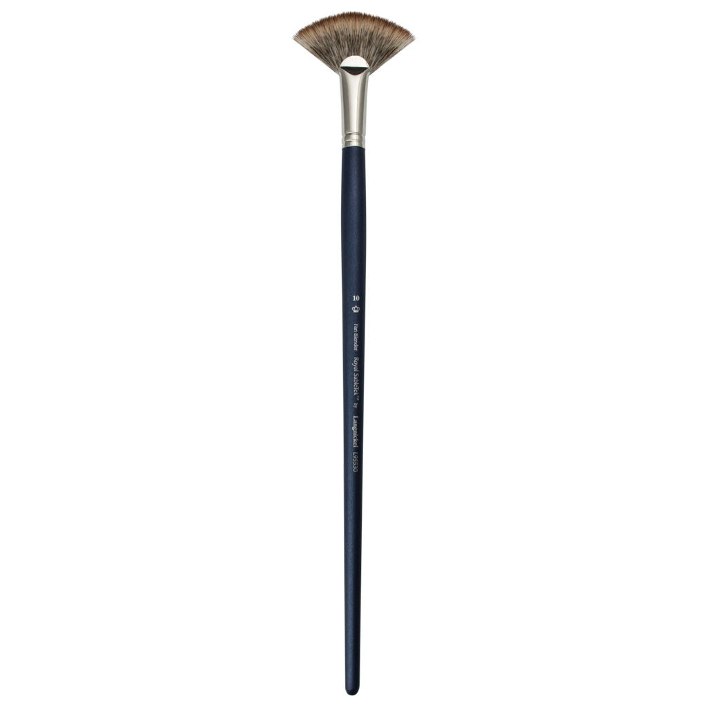 L95530-10 - Royal Sabletek Long Handle Fan Blender Brush - 10