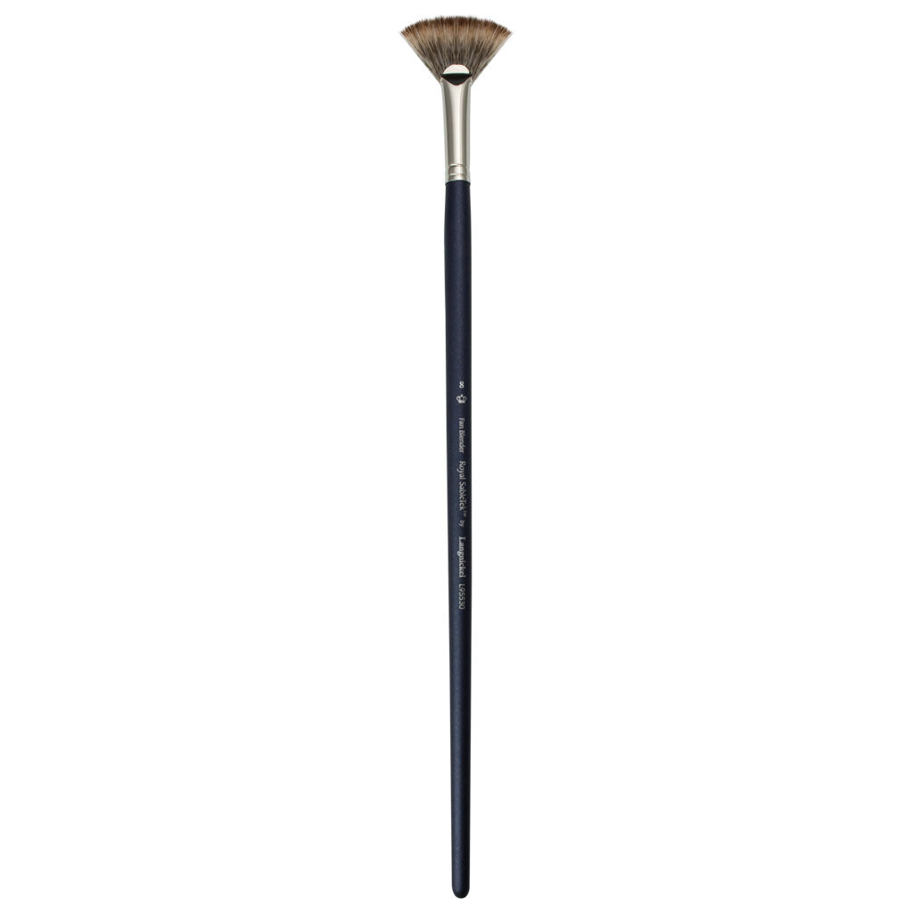 L95530-8 - Royal Sabletek Long Handle Fan Blender Brush - 8