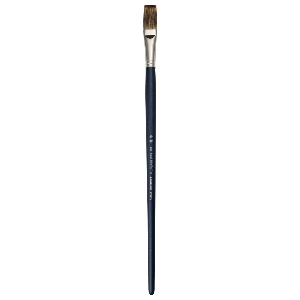 L95590-20 - Royal Sabletek Long Handle Flat Brush - 20